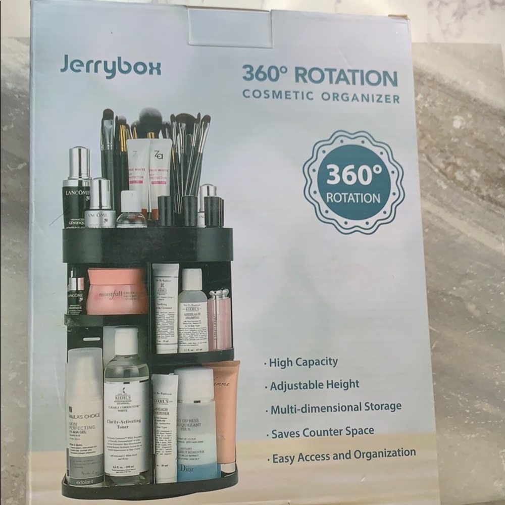 Jerrybox 360 Rotation Cosmetic Organizer